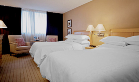 Interior view of a bedroom